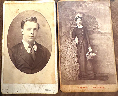 Antique victorian cdv - antique,