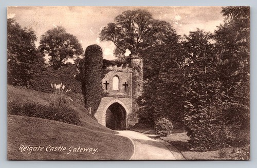 Postcard reigate castle - postcard,