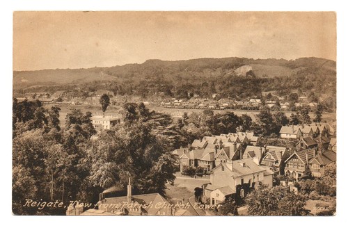Antique postcard reigate - postcard,