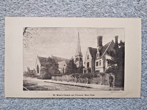 Mark church and - and, vicarage