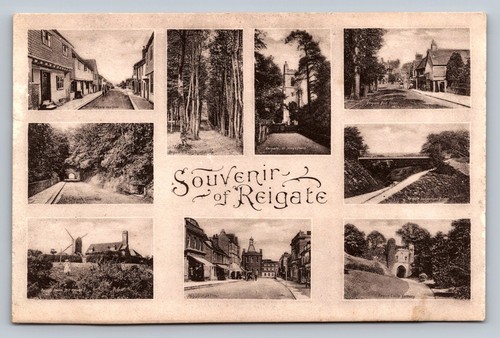 Postcard souvenir of reigate - postcard,