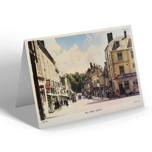 Greeting card vintage surrey - greeting,