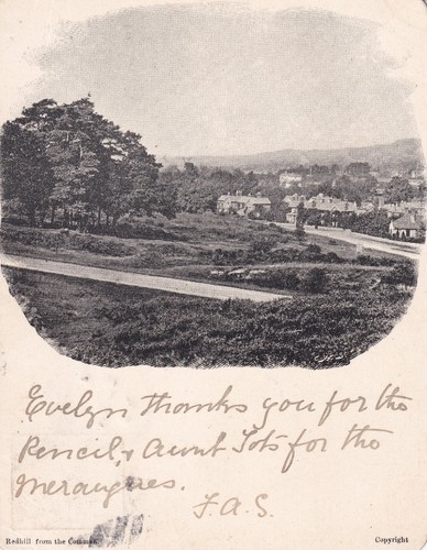 Redhill from the common - redhill,