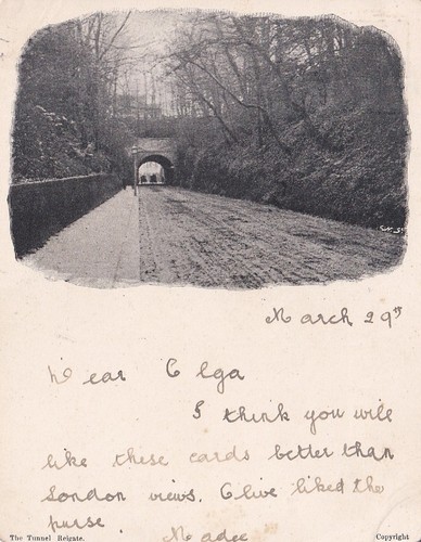 The tunnel reigate early - -,