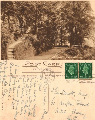 Vintage postcard reigate - postcard,