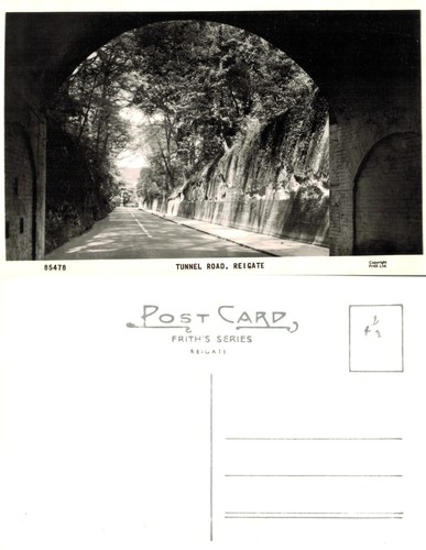 Vintage postcard tunnel road - -,