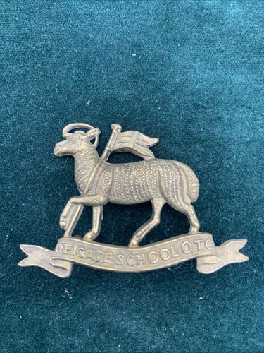 Reigate school otc cap badge - otc,
