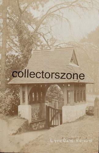 1909 reigate church lych gate - 1909,