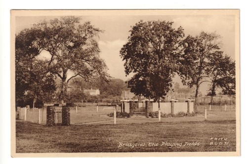 Bridgend the playing fields - the,