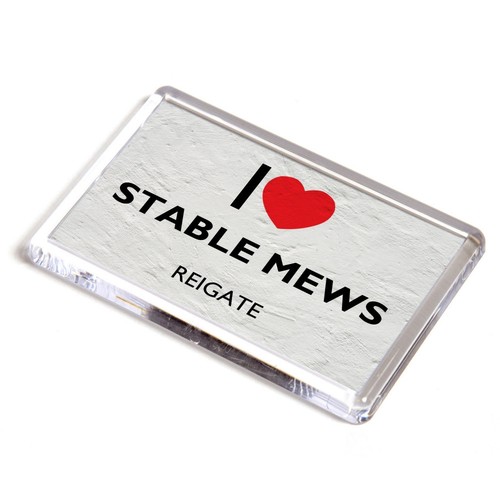 Fridge magnet love stable - i,
