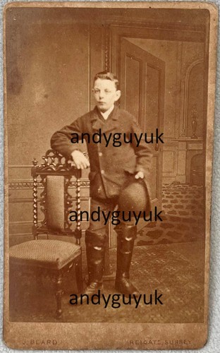 Cdv reigate surrey boy bowler - surrey,