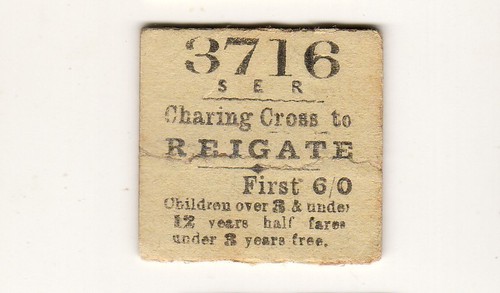 Railway ticket ser 1st - ticket:,