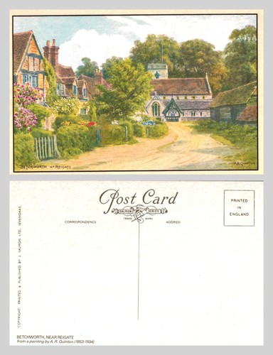 Vintage postcard betchworth - vintage,