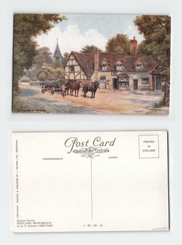 Vintage postcard buckland near - postcard,
