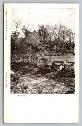 Postcard surrey pyford - postcard,