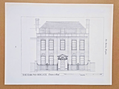 Front elevation the barons - of,