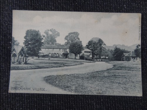 Brockham village postcard - village,