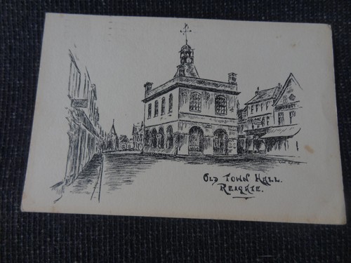 Old town hall reigate artist - old,