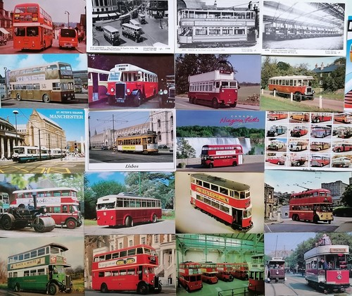 Postcards transport bus - -,